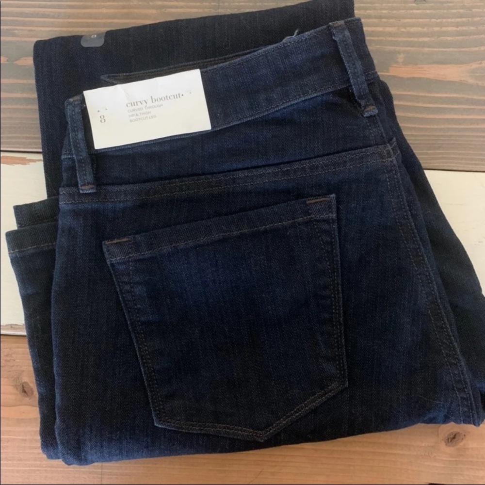Curvy bootcut LOFT jeans size 8